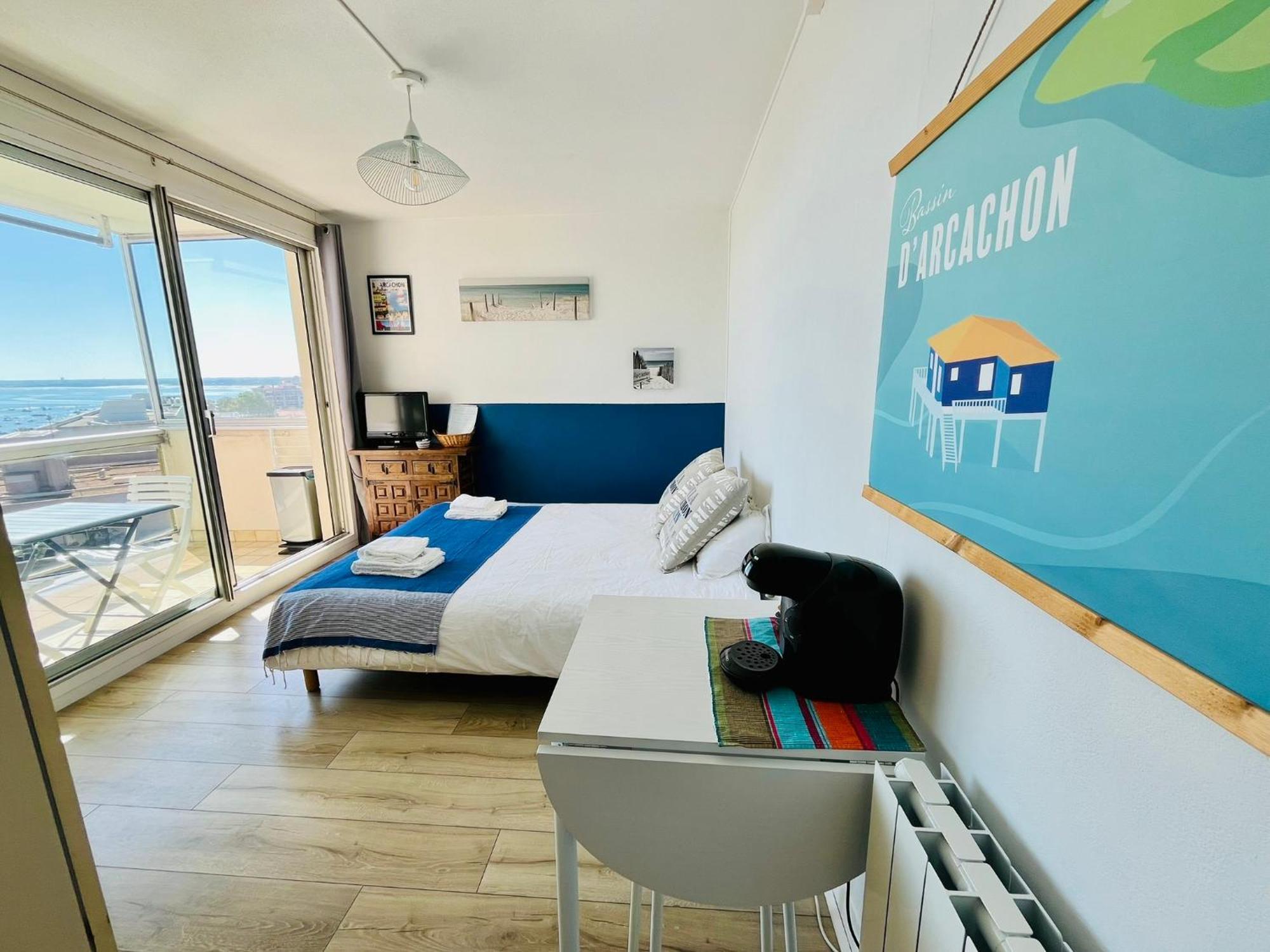 Studio Vue Mer-Port Arcachon Kültér fotó