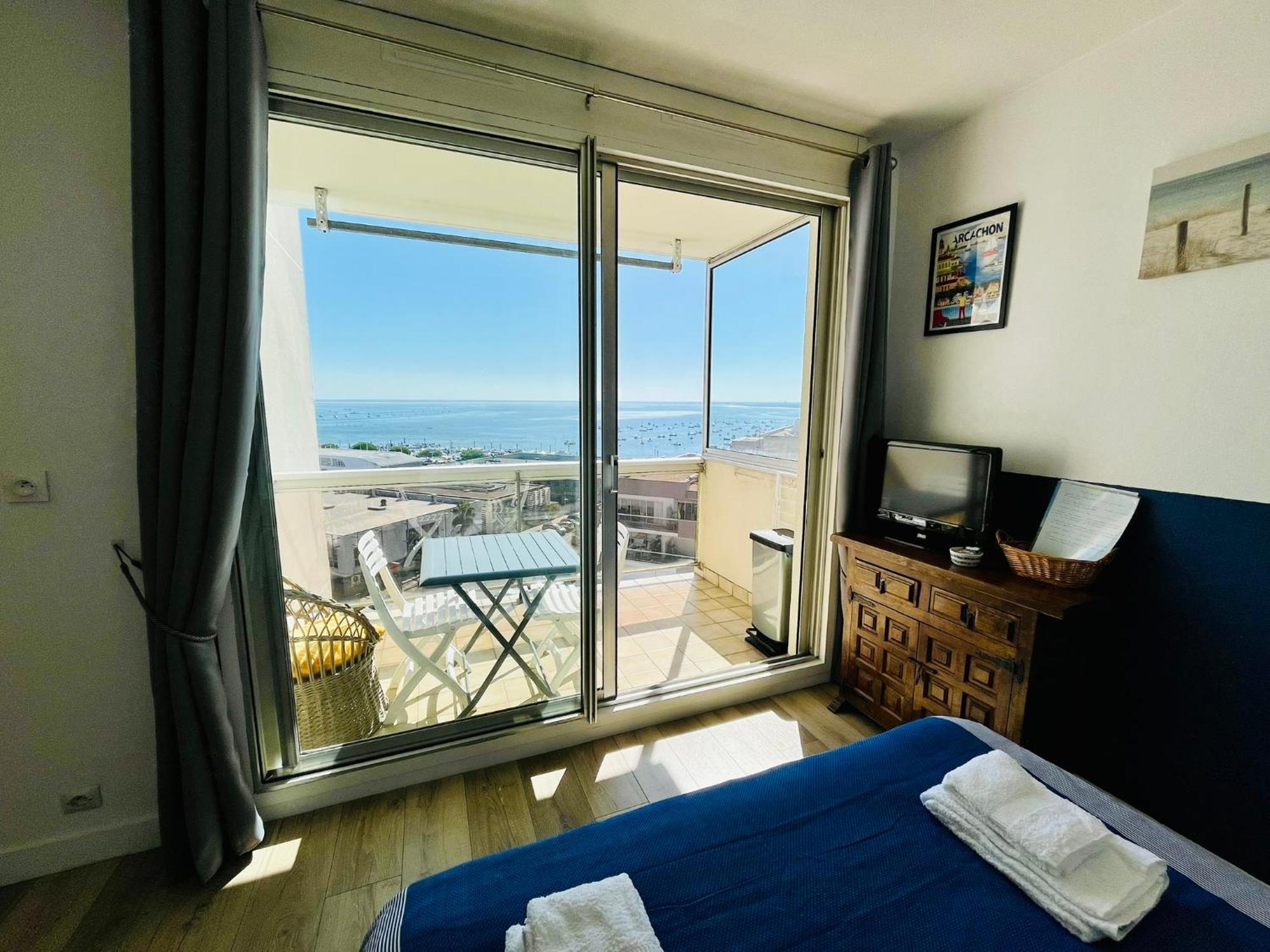 Studio Vue Mer-Port Arcachon Kültér fotó